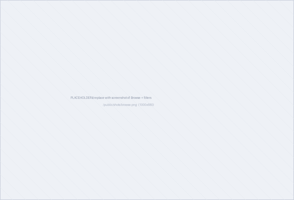Browse products by category and niche